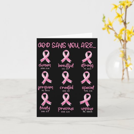 God zegt dat je een Christelijke overlevende van b Kaart (Gele Bloem)