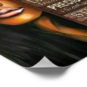 God zegt dat je een unieke zwarte vrouw bent poster (Hoek)