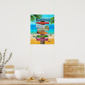 God zegt dat je Turtle bent Poster (Keuken)