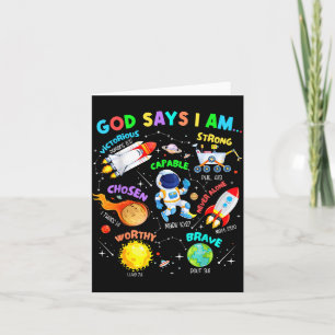 God Zegt Ik Ben Astronaut Kosmische Planeten Weten Kaart