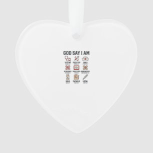 God Zegt Ik Ben Verpleegster Gelooft Vintage Grave Ornament