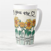 God zegt van wel latte mok (Rechterhoek)