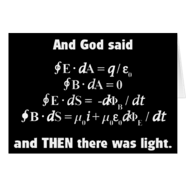 God zei dat er licht religieus satire moet zijn (Voorkant Horizontaal)