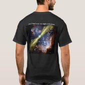 God zei en er was licht - Maxwell vergelijkingen T-shirt (Achterkant)