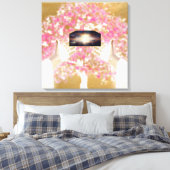 God zei: Laat er licht zijn Canvas Afdruk (Insitu (Slaapkamer))