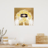 God zei: Laat er licht zijn Poster (Keuken)