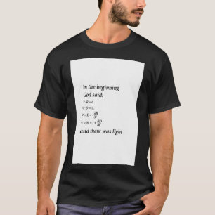God zei Maxwell vergelijkingen T-shirt