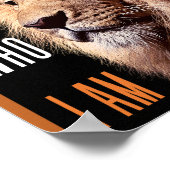 God zei tegen Mozes, ik ben wie ik ben Poster (Hoek)