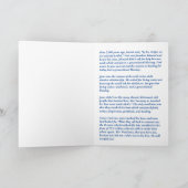 God ziet en hoort kreten voor kankergenezende Kaar Kaart (Binnen)