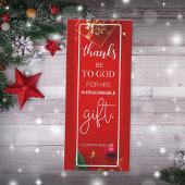 God zij dank 2 Korintiërs 9:15 Bladwijzer