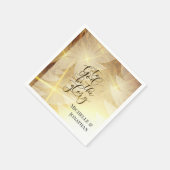 God zij dank de glory kerstboomsterren. servet (Hoek)