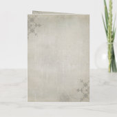 God zij dank de wereldfeestdag feestdagen kaart (Achterkant)