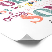 God zij dank is het Kinder Christelijke Poster van (Hoek)