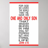 God zij dank is het poster van de wereld zo gelief (Voorkant)