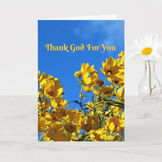 God zij dank (Kolossenzen 3:12) Kaart (Kleine Plant)