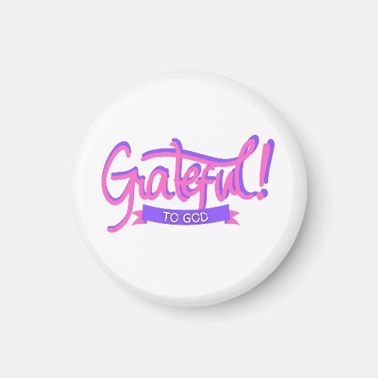 God zij dank magneet (Voorkant)