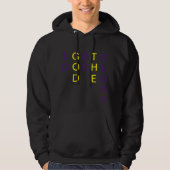 God zij de glorie. hoodie (Voorkant)