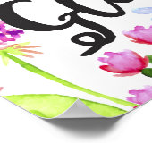 God zij de Glory Art Print met een ventilatorgrens (Hoek)