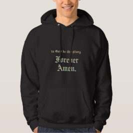 God zij de heerlijkheid gerechtvaardigd Hoodie