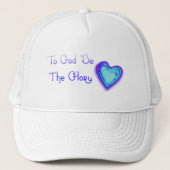 God zij de heerlijkheid - Trucker Hat Trucker Pet (Voorkant)