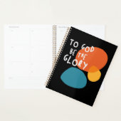 God zij de heerlijkheid - verheffende Christelijke Planner (Display)