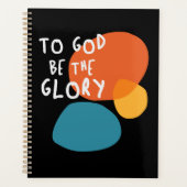 God zij de heerlijkheid - verheffende Christelijke Planner (Voorkant)