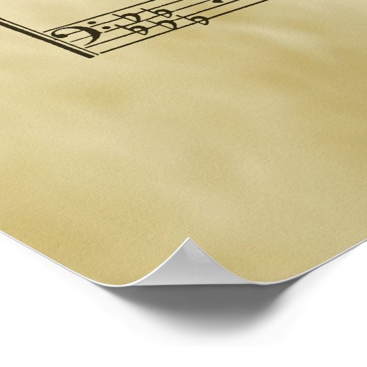 God zij met je evangele muziek poster (Hoek)