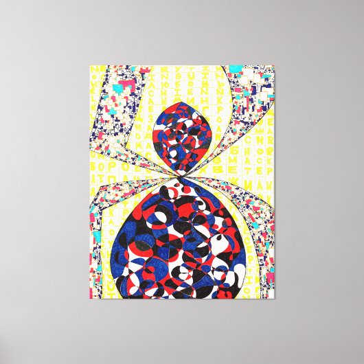 God zit in de details #3 canvas afdruk (Voorkant)