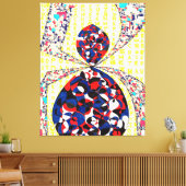 God zit in de details #3 canvas afdruk (Insitu (Woonkamer))