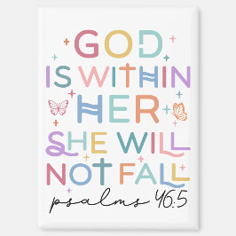 God zit in haar Bijbelverzen magneet