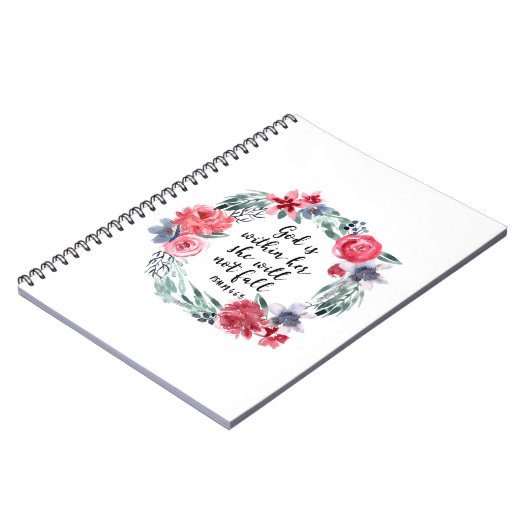 God zit in haar dat ze niet zal herfsten notitieboek (Linkerzijde)