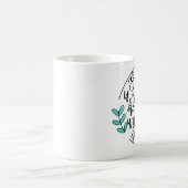 God zit in haar Mok - Calligrafie Design (Center)