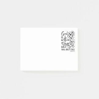 God zit in haar psalm 46:5 post-it® notes