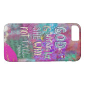 God zit in haar telefoonhoesje Case-Mate iPhone case (Achterkant (Horizontaal))