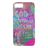 God zit in haar telefoonhoesje Case-Mate iPhone case (Achterkant)