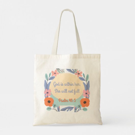 God zit in haar tote bag (Achterkant)
