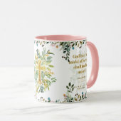 God zit midden in haar PSALM 46:5 Mok (Voorkant rechts)