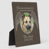 God zond een engel Pet Sympathie Aangepast Fotoplaat (Zijkant)