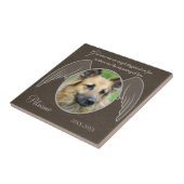 God zond een engel Pet Sympathie Aangepast Tegeltje (Zijkant)