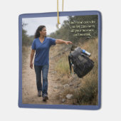 God zorgt voor jou keramisch ornament (Links)