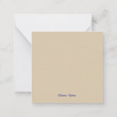 God zorgt voor u, met Parakeet Note Kaart Notitiekaartje (Achterkant)