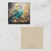 God zorgt voor u, met Parakeet Note Kaart Notitiekaartje (Voorkant / Achterkant)