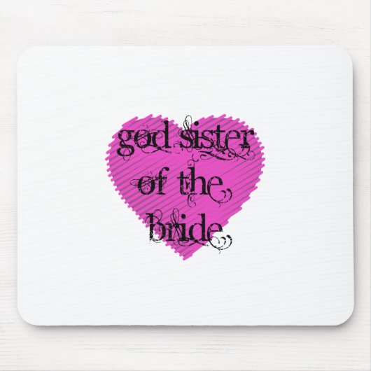 God zuster van de Bride Muismat (Voorkant)