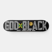 GOD ZWARTE ZEEN! 19,7 cm Skateboard Deck (Horizontaal)
