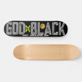 GOD ZWARTE ZEEN! 19,7 cm Skateboard Deck (Horizontaal)
