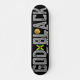 GOD ZWARTE ZEEN! 19,7 cm Skateboard Deck