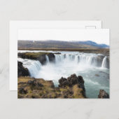 Godafoss, IJsland Briefkaart (Voorkant / Achterkant)