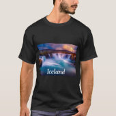 Godafoss IJsland Waterfall Herfsten Canyon T-shirt (Voorkant)
