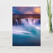 Godafoss, IJslandse waterval Kaart (Voorkant)