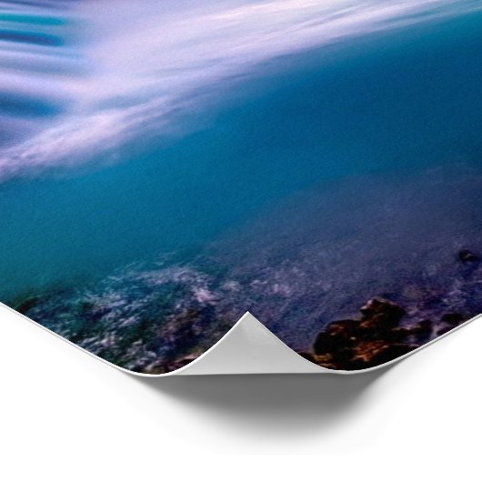 Godafoss, IJslandse waterval Poster (Hoek)